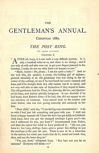 The Gentleman's Annual, Christmas 1880