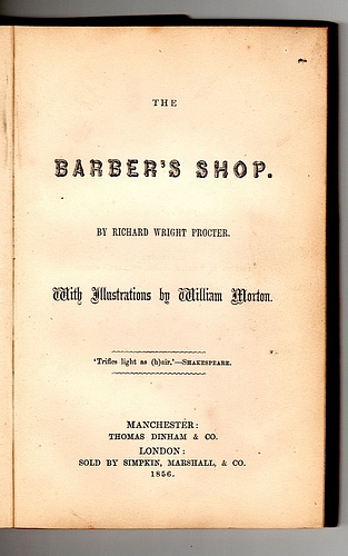 Image for The Barber's Shop (1856) The Barber's Shop (1856)