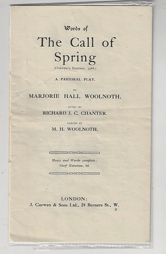 Image for The Call of Spring A Pastoral Play (1915) The Call of Spring A Pastoral Play (1915)